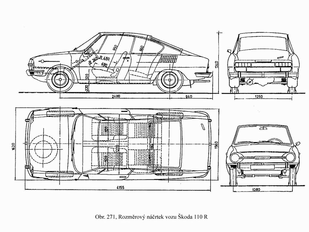 Škoda 110 r nakres
